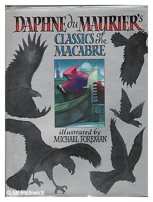 Daphne du Maurier's "Classics of the Macabre" book cover
